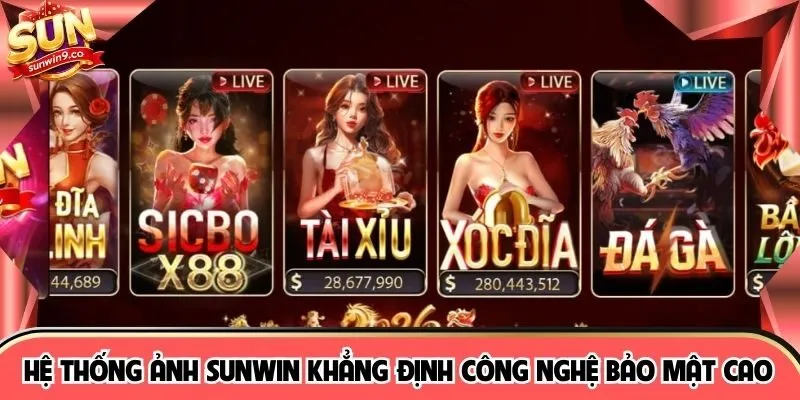 Hệ thống ảnh SUNWIN khẳng định công nghệ bảo mật cao